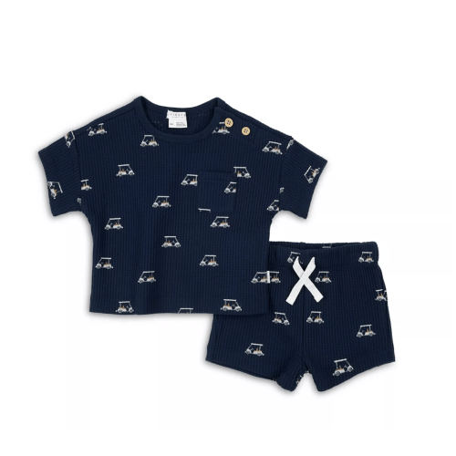 Boys' Golf Cart Print Tee & Shorts Set - Baby