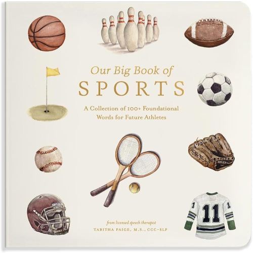 Our Big Book of Sports: A Collection of 100+ Foundational Words for Future Athletes