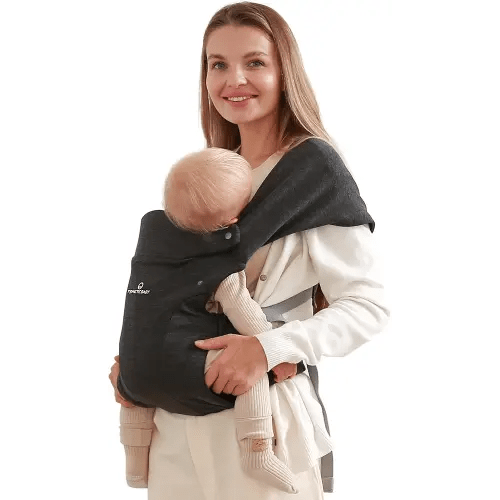 Carrier Newborn to Toddler - Ergonomic and Cozy Infant Carrier With Lumbar Support for 7-25lbs, Easy Adjustable, Face-in and Face-Out Positions Baby Sling