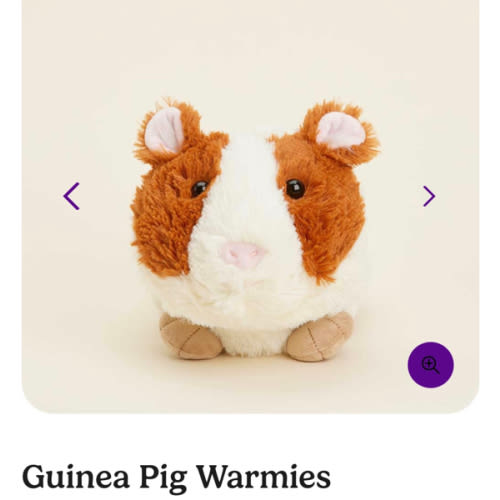 Guinea Pig Warmies | Microwavable Guinea Pig Warmies Stuffed Animal | Warmies USA
