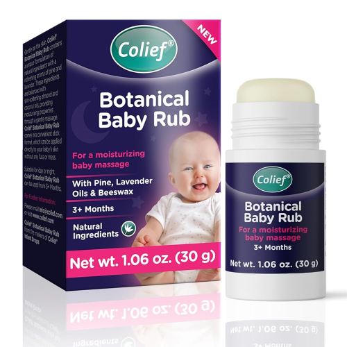 Colief Botanical Baby Rub | Natural Chest Rub for Babies | Soothing Lavender & Pine | Convenient Stick Format | Suitable From 3+ Months | 1.05 oz (30 g)