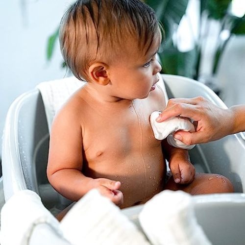 Baby Washcloths, Muslin Cotton Baby Towels, Large 10”x10” Wash Cloths Soft on Sensitive Skin, Absorbent for Boys & Girls, Newborn Baby & Toddlers Essentials Shower Registry Gift (White, Pack of 10) - 10-Pack 10"X10"