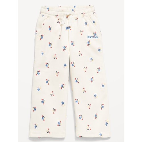 Logo-Graphic Wide-Leg Sweatpants for Toddler Girls