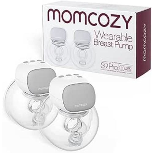 Amazon.com : Momcozy Hands Free Breast Pump S9 Pro Updated, Wearable Breast Pump of Longest Battery Life & LED Display, Double Portable Electric Breast Pump with 2 Modes & 9 Levels - 24mm, 2 Pack Gray : Baby
