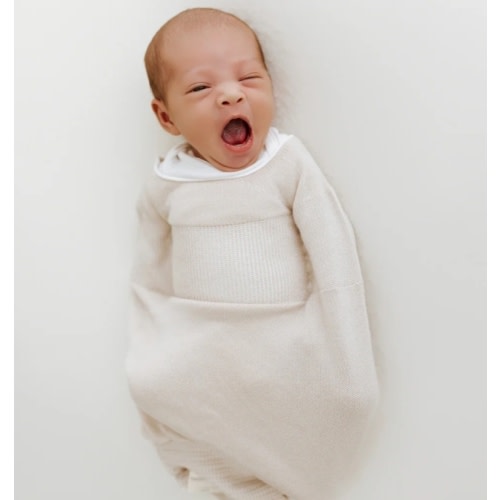 Bamboo Pure Beige Swaddle Sleep Sack – Swaddelini