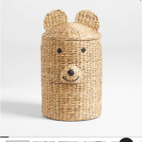 Bear Woven Kids Hamper with Handles