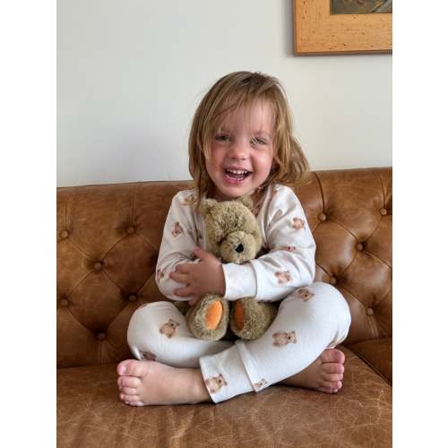 Organic Cotton Teddy Bear Pajamas