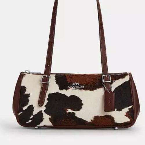 COACH® Outlet | Asher Shoulder Bag With Cow Print