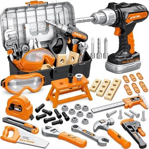 Kids Tool Set, Toddler Tool Set with Box, Toys for 3 4 5 Year Old Boys