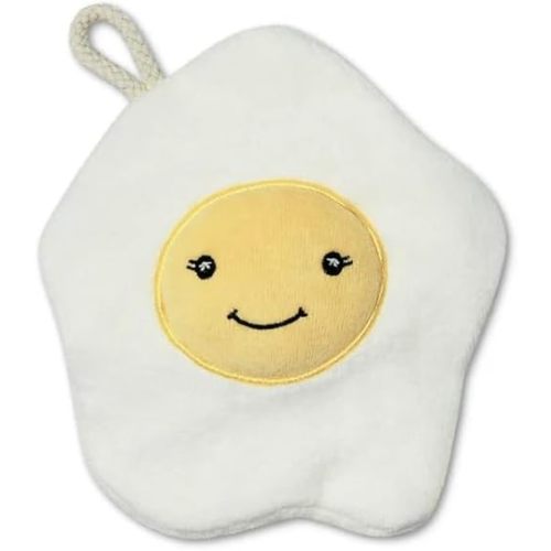 Apple Park Baby Crinkle Toy – Organic Cotton Sensory Toy for Babies with Squeaker, Soft Plush Baby Toy, Infant Stroller Toy & Newborn Activity Toy, Eggie” Organic Sherpa Crinkle Blankie