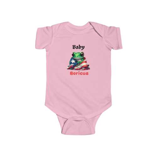 Baby Boricua Logo Infant Bodysuit, Puerto Rican Baby Onesie, Cute Baby Romper, Boricua Baby Shower Gift, Puerto Rican Infant Outfit