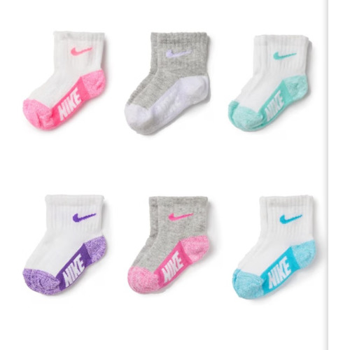 Amazon.com: Nike 6-Pack Baby/Toddler Sportswear Logo Socks : Clothing, Shoes & Jewelry