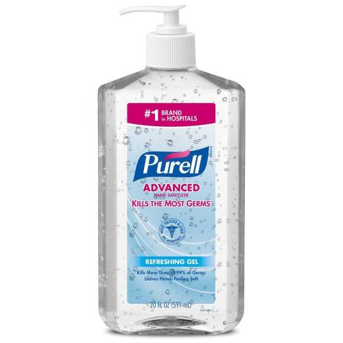 Advanced 20 oz. Hand Sanitizer Gel with Pump Bottle