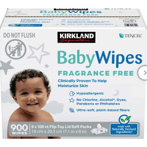 Kirkland Signature Baby Wipes Fragrance Free