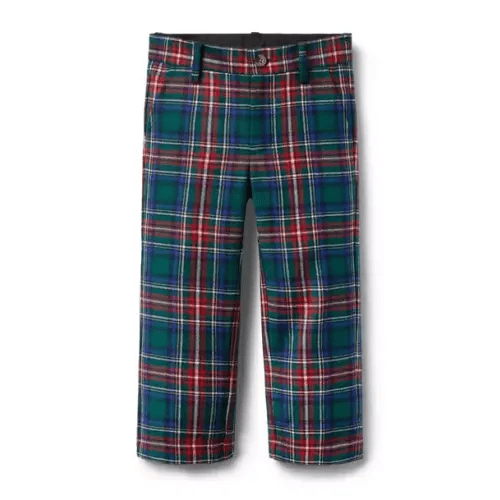 Boy Evergreen Forest Tartan The Tartan Pant by Janie and Jack