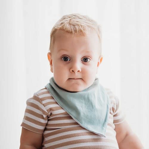 Sage Organic Baby Bandana Dribble Bib | Snuggle Hunny