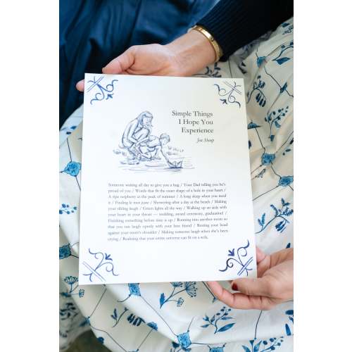 Magpie x Riley Sheehey: Simple Things I Hope You Experience Print