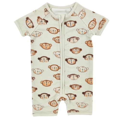 Monkey Business Bamboo Short Romper