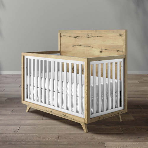 Romina Uptown Convertible Crib  - Bianco Satinato