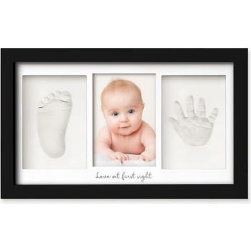 Baby Handprint & Footprint Keepsake Duo Frame