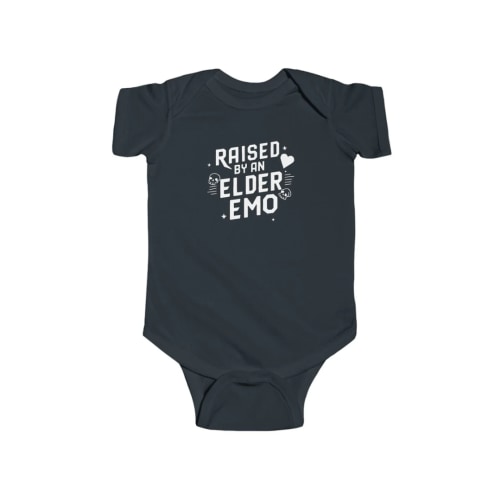 Raised by an Elder Emo - Onesie – ElderEmo.com