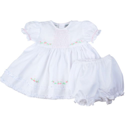 Honeycomb Smocked Ruffle Dress | Feltman Brothers