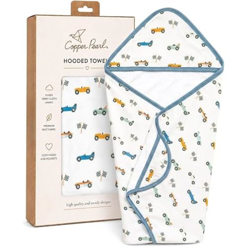 Copper Pearl, Speedster Premium Knit Hooded Towel