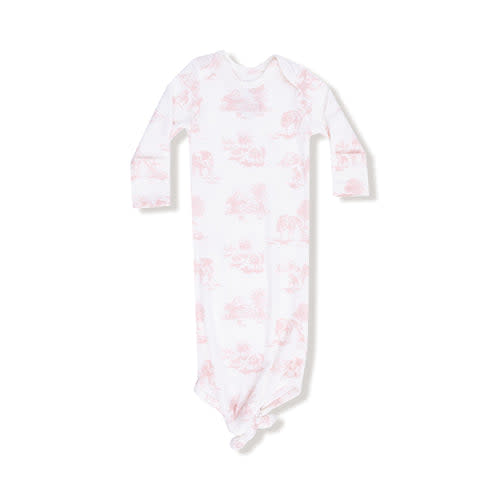Farm Toile knotted gown