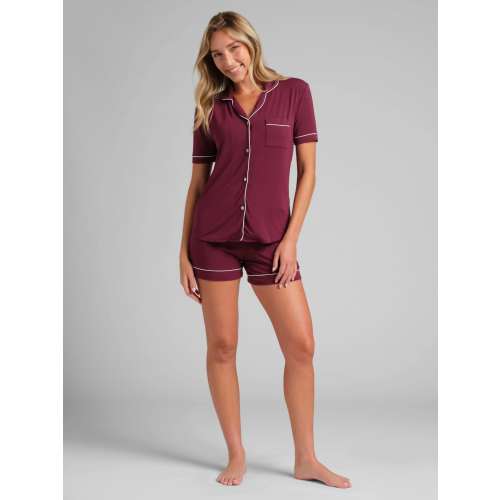 Luna Lounge Short Sleeve Short PJ Set | Comfrt