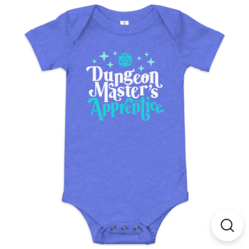 Dungeon Master's Apprentice Baby One Piece – Paola's Pixels