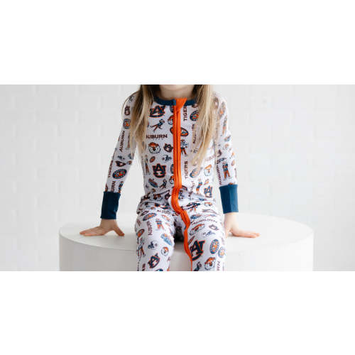 Auburn Tigers Baby One-Piece Pajamas