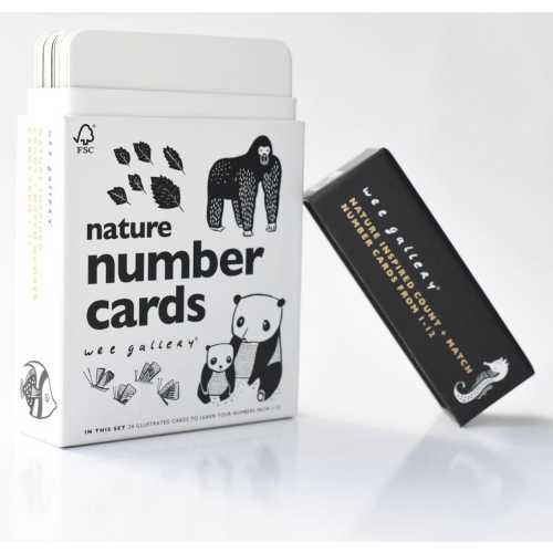 Wee Gallery Number Cards - Nature