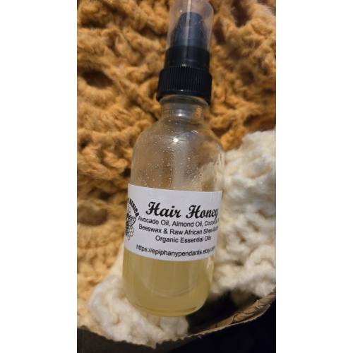 Unscented All Natural Hair Honey Oil - Baby Belly/Stretch Mark Prevention