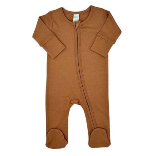 MONAG Infant Organic Cotton Romper with footies