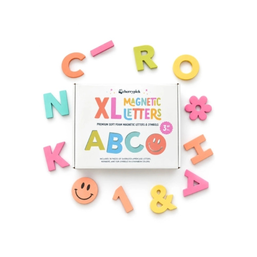 XL Oversized Soft Foam Magnetic Letters & Symbols 75pc Set – Cherrypick