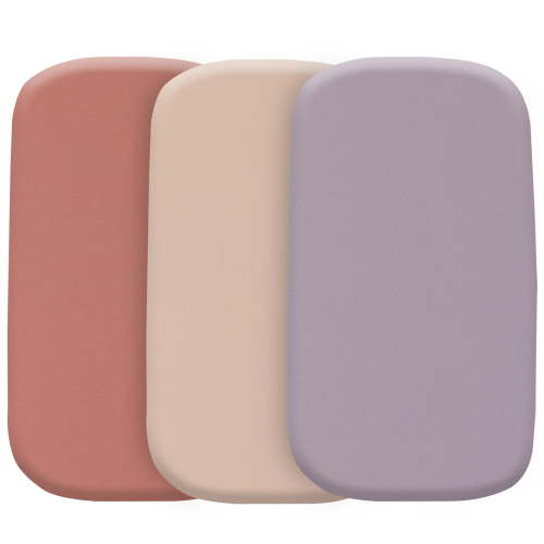 3-Pack Jersey Cotton Bassinet Sheets for Baby Boys & Girls – Soft Breathable Fitted Bassinet Mattress Sheets Compatible with Halo, Baby Delight, Dream On Me & More