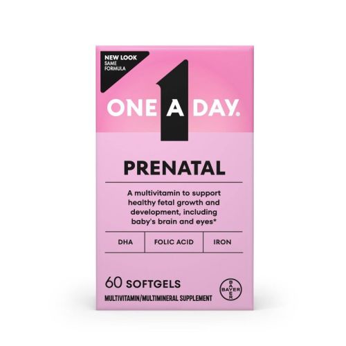 One A Day Women's Prenatal Vitamin 1 with DHA & Folic Acid Multivitamin Softgels - 60ct