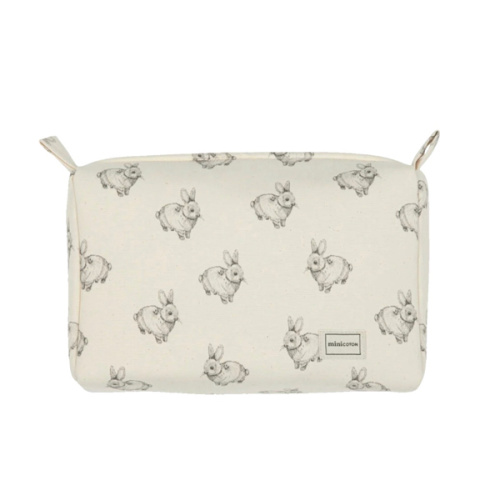 Rabbit Ecru Toiletry Bag · Minicoton