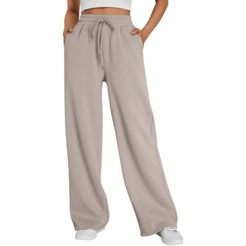 Trendy Queen Womens Wide Leg Sweatpants Baggy Lounge Travel Pants Fall Fashion Outfits 2025 Winter Joggers Clothes