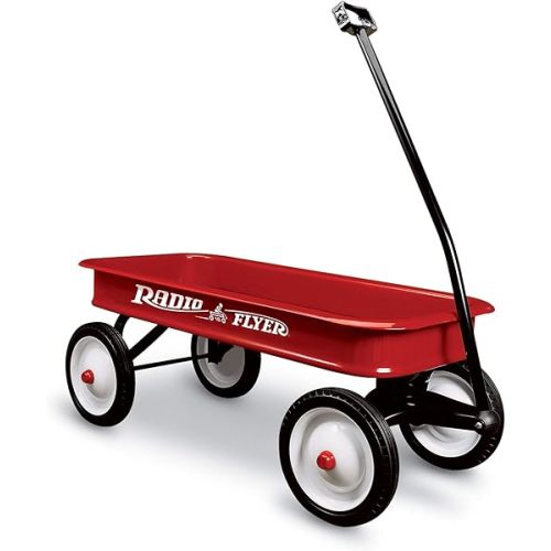Radio Flyer Kids Wagon, Rolling Cart, Utility Cart, Classic Red Wagon for Kids, for Gardening, Beach, Camping Essentials, Ages 1.5+ Years
