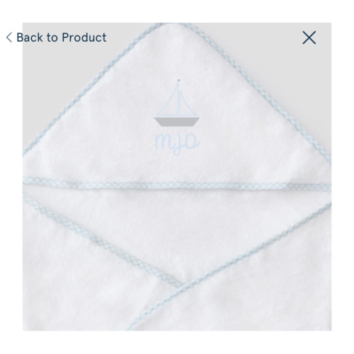 Personalized Baby Bath Bundle (3 Pieces) Baby hooded towel and 2 wash cloths | Weezie Towels