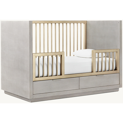 Clio Shagreen Crib Toddler Bed Kit | RH Baby & Child