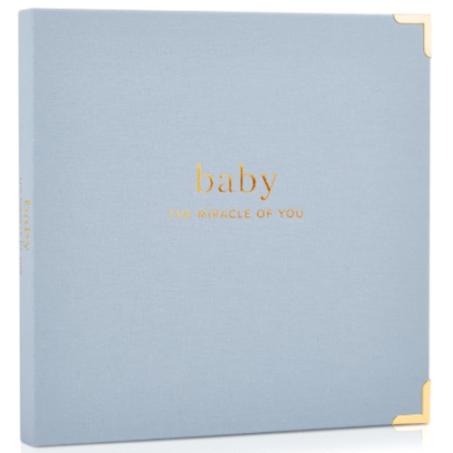 Keepsake Baby Memory Book for Boys and Girls – Timeless First 5 Year Baby Book – Neutral Journal Scrapbook or Photo Album - Record a Milestone for Every Event from Birth to Age 5