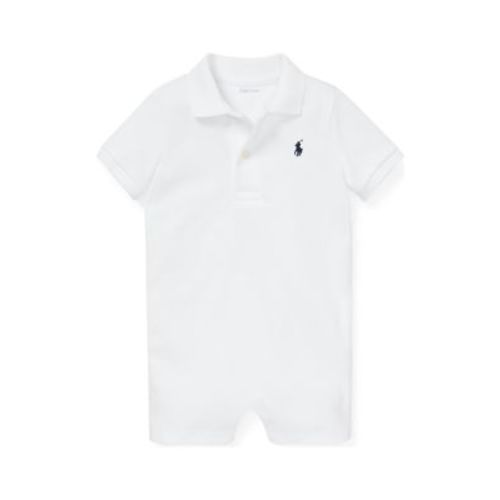 Baby Boys Soft Cotton Polo Shortall