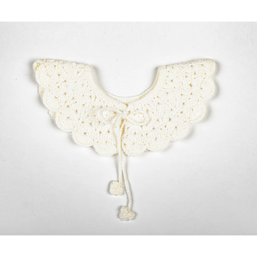 Raw Crochet Neck · Minicoton