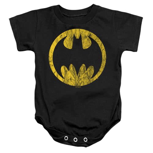 Popfunk Batman Bat Signal Logo Collection Unisex Infant Snap Suit for Baby
