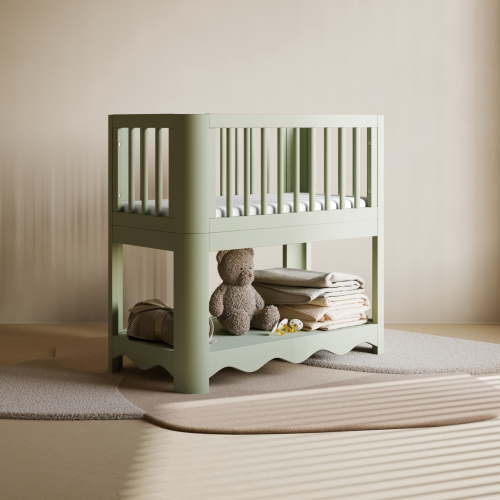 Storkcraft Casablanca 3-in-1 Convertible Bassinet, Sage