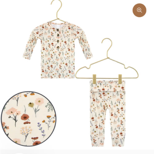 Flora Top + Bottoms | 3-6 months