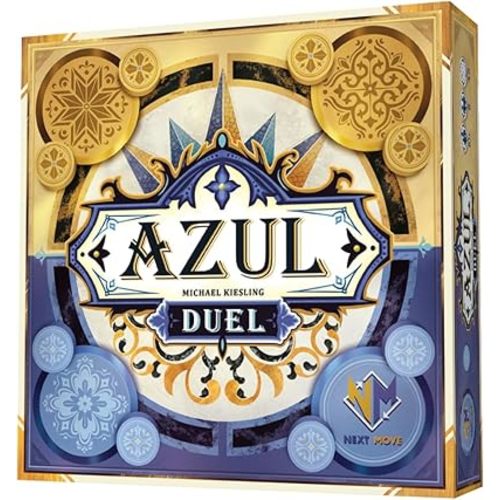 Asmodee Azul Duel Board Game - Competitive Head-to-Head Tile-Placement Strategy Game, Stunning Mosaic Art and Quick Gameplay for Kids & Adults, Ages 8+, 2 Players, 30-45 Minute Playtime