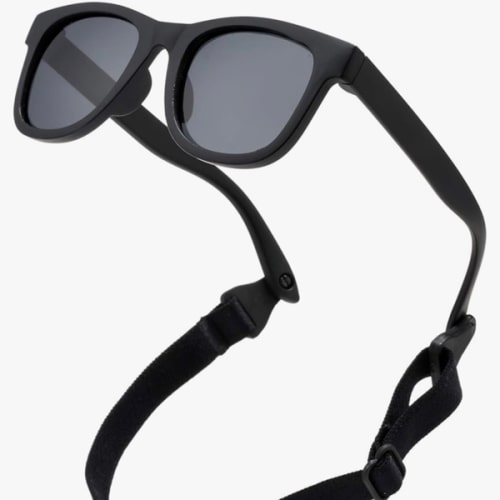 COASION Bendable Flexible Polarized Newborn Baby Sunglasses with Strap for Infant Boys Girls Age 0-12 Months CA8042